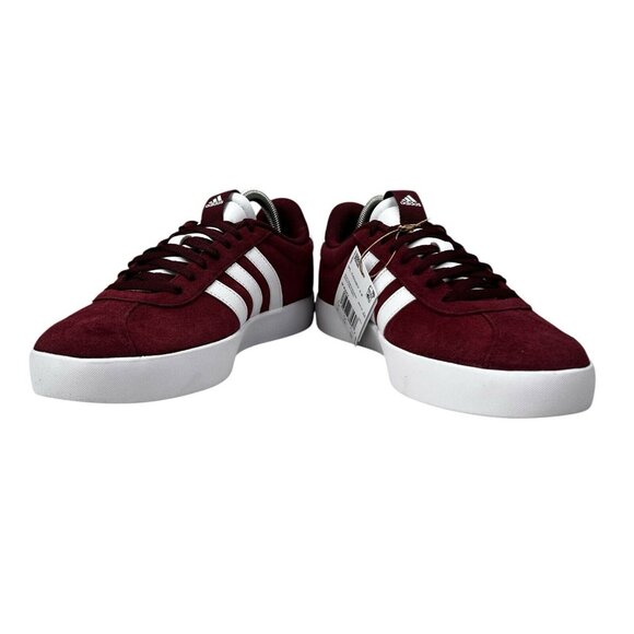 Adidas VL Court 3.0 Shadow Red White Shoes IF4457 Men's Size 8 - Picture 8 of 9